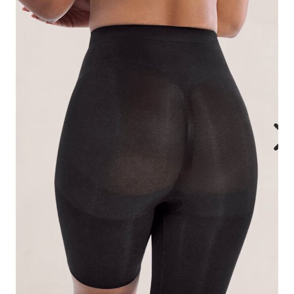 Curveez® Second Skin Thigh Slimmer Shapewear Black Sz 2XL CUR3902 - Picture 2 of 6